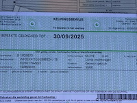 Lichte vrachtwagen ford transit, datum 1ste inschrijving 13/6/2016, chassisnummer wf0exxttgegb86324, km-stand keuring 30/6/25 54,419, euro 5b, kenteken + gelijkvormigheidsattest - afbeelding 3 van  13