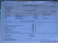 Lichte vrachtwagen ford transit, datum 1ste inschrijving 13/6/2016, chassisnummer wf0exxttgegb86324, km-stand keuring 30/6/25 54,419, euro 5b, kenteken + gelijkvormigheidsattest - afbeelding 4 van  13