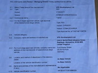 Lichte vrachtwagen ford transit, datum 1ste inschrijving 13/6/2016, chassisnummer wf0exxttgegb86324, km-stand keuring 30/6/25 54,419, euro 5b, kenteken + gelijkvormigheidsattest - afbeelding 5 van  13