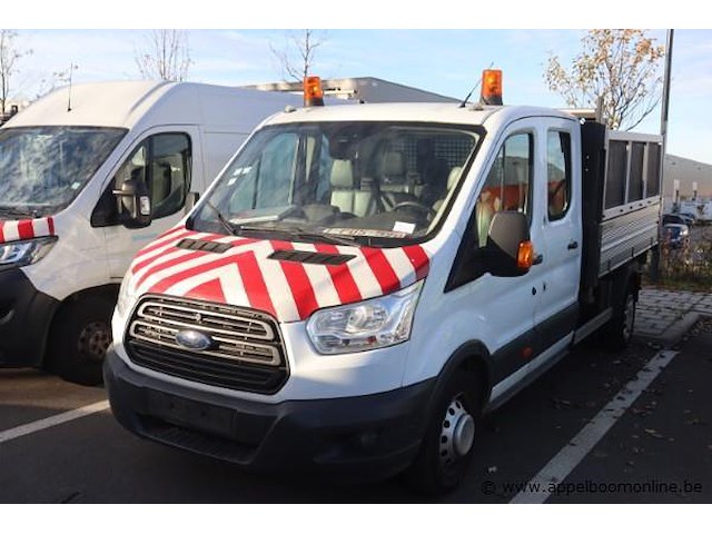 Lichte vrachtwagen ford transit, datum 1ste inschrijving 13/6/2016, chassisnummer wf0exxttgegb86324, km-stand keuring 30/6/25 54,419, euro 5b, kenteken + gelijkvormigheidsattest - afbeelding 1 van  13