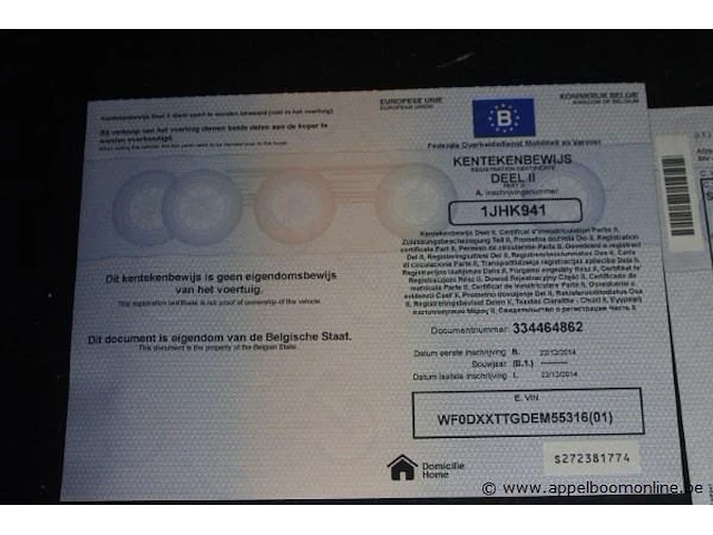 Lichte vrachtwagen ford transit, datum 1ste inschrijving 22/12/2014, chassisnummer wf0dxxttgdem55316, km-stand 39.355 - afbeelding 3 van  17