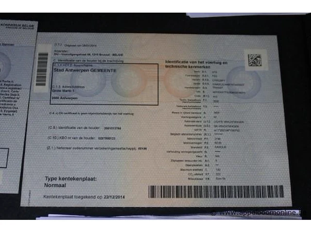Lichte vrachtwagen ford transit, datum 1ste inschrijving 22/12/2014, chassisnummer wf0dxxttgdem55316, km-stand 39.355 - afbeelding 4 van  17