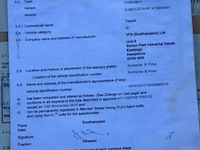 Lichte vrachtwagen ford transit, datum 1ste inschrijving 22/12/2014, chassisnummer wf0dxxttgdem55370, 33725km, euro 5, diesel, kipper, co2 222, kenteken i+ii, gelijkvormigheidssattest - afbeelding 5 van  17