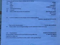 Lichte vrachtwagen ford transit, datum 1ste inschrijving 22/12/2014, chassisnummer wf0dxxttgdem55370, 33725km, euro 5, diesel, kipper, co2 222, kenteken i+ii, gelijkvormigheidssattest - afbeelding 6 van  17