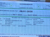 Lichte vrachtwagen ford transit, datum 1ste inschrijving 22/12/2014, chassisnummer wf0dxxttgdem55370, 33725km, euro 5, diesel, kipper, co2 222, kenteken i+ii, gelijkvormigheidssattest - afbeelding 7 van  17