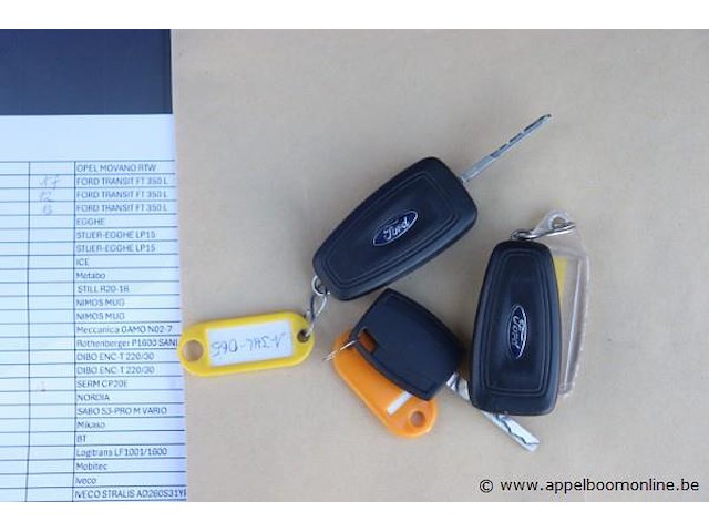 Lichte vrachtwagen ford transit, datum 1ste inschrijving 22/12/2014, chassisnummer wf0dxxttgdem55370, 33725km, euro 5, diesel, kipper, co2 222, kenteken i+ii, gelijkvormigheidssattest - afbeelding 9 van  17