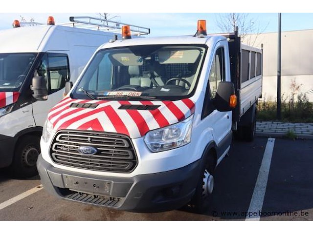 Lichte vrachtwagen ford transit, datum 1ste inschrijving 22/12/2014, chassisnummer wf0dxxttgdem55370, 33725km, euro 5, diesel, kipper, co2 222, kenteken i+ii, gelijkvormigheidssattest - afbeelding 1 van  17