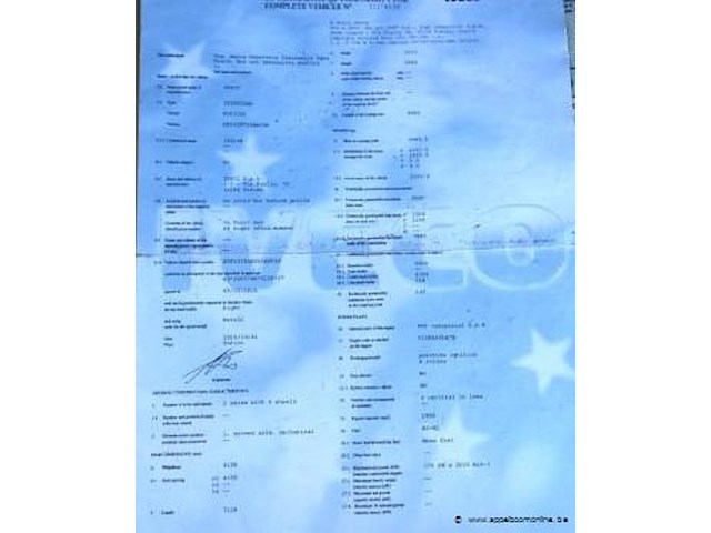 Lichte vrachtwagen iveco 35s, datum1ste inschrijving 7/12/2015, chassisnummer zcgfc335ax05066039, 55410km, euro vi, cng, c02 247, kenteken i+ii, gelijkvormigheidssattest - afbeelding 5 van  16