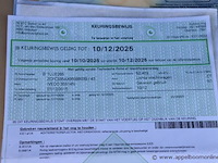 Lichte vrachtwagen iveco 35s, datum1ste inschrijving 7/12/2015, chassisnummer zcgfc335ax05066039, 55410km, euro vi, cng, c02 247, kenteken i+ii, gelijkvormigheidssattest - afbeelding 7 van  16