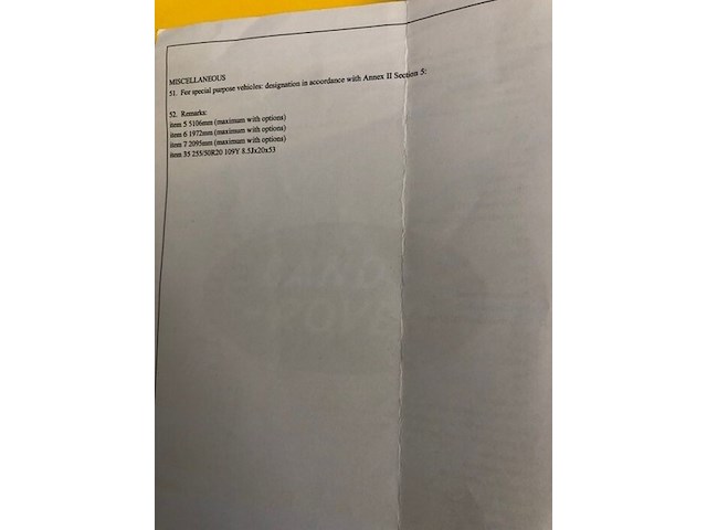 Lichte vrachtwagen landrover discovery 4, type la, variant s4kq2f, versie d7o1, ch.nr. sallaaam4ba564102, bouwjaar 14.04.2011 (sleutel, boorddocumenten: inschrijvingsbewijs deel i en gelijkvormigheidsattest) - afbeelding 30 van  41