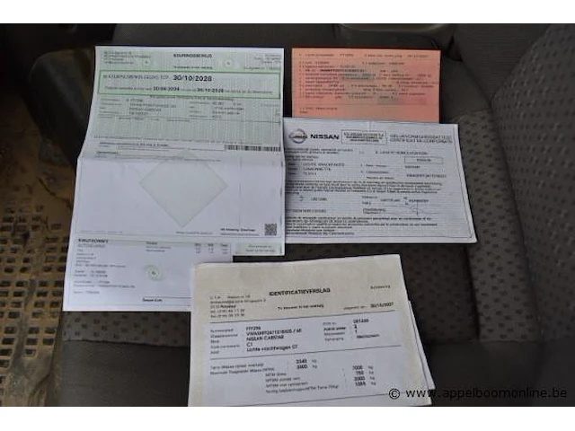 Lichte vrachtwagen nissan, cabstar, vwashff2471018325, datum eerste inschrijving 18/10/2007, 96kw, diesel, 90812km, mtm 3500kg, euro 4 - afbeelding 13 van  13