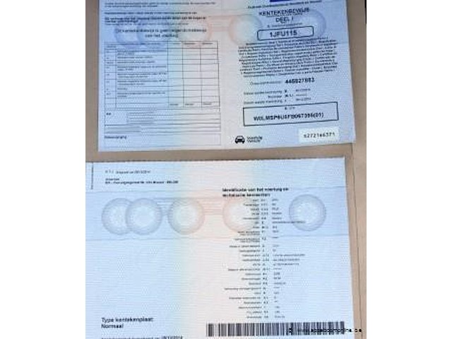 Lichte vrachtwagen opel movano, datum 1ste inschrijving 5/12/2014, chassisnummer w0lmsp6u6fb067395, dubbel cabine, km-stand keuring op 11/24 55,012, euro 5b, kenteken i+ii, gelijkvormigheidssattest - afbeelding 3 van  17