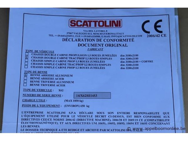 Lichte vrachtwagen opel movano, datum 1ste inschrijving 5/12/2014, chassisnummer w0lmsp6u6fb067395, dubbel cabine, km-stand keuring op 11/24 55,012, euro 5b, kenteken i+ii, gelijkvormigheidssattest - afbeelding 7 van  17