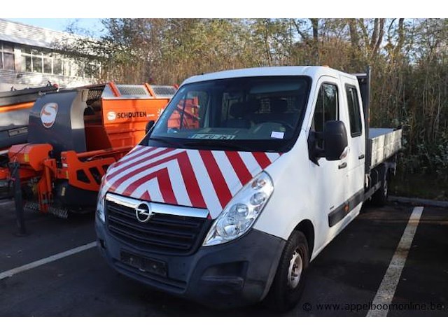 Lichte vrachtwagen opel movano, datum 1ste inschrijving 5/12/2014, chassisnummer w0lmsp6u6fb067429, dubbel cabine, km-stand keuring op 12/24 35,627, euro 5b, diesel, co2 248, kenteken i+ii, gelijkvormigheidssattest - afbeelding 1 van  13