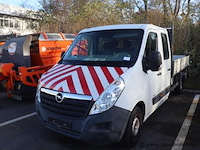 Lichte vrachtwagen opel movano, datum 1ste inschrijving 5/12/2014, chassisnummer w0lmsp6u6fb067429, dubbel cabine, km-stand keuring op 12/24 35,627, euro 5b, diesel, co2 248, kenteken i+ii, gelijkvormigheidssattest - afbeelding 1 van  13