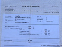 Lichte vrachtwagen opel movano, datum 1ste inschrijving 5/12/2014, chassisnummer w0lmsp6u6fb067429, dubbel cabine, km-stand keuring op 5/25 38,187, euro 5b, diesel, co2 248, kenteken i+ii, gelijkvormigheidssattest - afbeelding 5 van  13