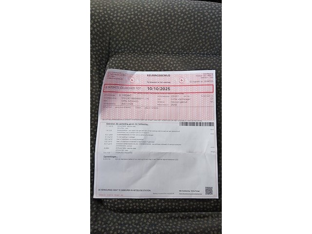 Lichte vrachtwagen opel movano meubelbak met laadklep, type u9c1k6, ch.nr. vn1u9c1k640449711, bouwjaar 30.01.2009 (sleutels en alle boorddocumenten) - afbeelding 18 van  31