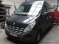 Lichte vrachtwagen renault master, datum 1ste inschrijving 20/5/2013, chassisnummer vf1maf6fc490995018, km-stand 138.288, euro 5, schade rondom carroserie - afbeelding 1 van  12