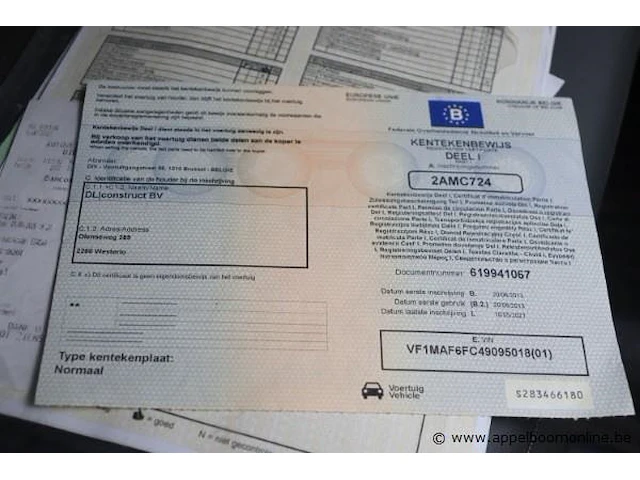 Lichte vrachtwagen renault master, datum 1ste inschrijving 20/5/2013, chassisnummer vf1maf6fc490995018, km-stand 138.288, euro 5, schade rondom carroserie - afbeelding 10 van  12