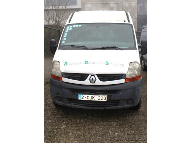 Lichte vrachtwagen renault master, diesel, 2464cm³, 88kw, 1e inschr 12/3/07, vf1fdb1h636828405, 275177km, co²-uitstoot ng, euro4, kenteken i (ii ontbeekt),gelijkvormigheidsattest,keuring tot 27/6/24, 1sleutel - afbeelding 11 van  18