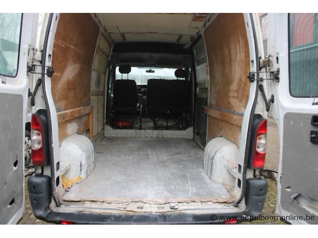 Lichte vrachtwagen renault master, diesel, 2464cm³, 88kw, 1e inschr 12/3/07, vf1fdb1h636828405, 275177km, co²-uitstoot ng, euro4, kenteken i (ii ontbeekt),gelijkvormigheidsattest,keuring tot 27/6/24, 1sleutel - afbeelding 15 van  18