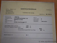 Lichte vrachtwagen renault z.e.oo/kangoo maxi, elektriciteit, 1e inschr 17/1/12,vf1fw0ztc46742249, 36040km, euro5, kenteken i+ii,gelijkvormigheidsattest,keuring tot 21/8/25,1sleutel - afbeelding 10 van  19