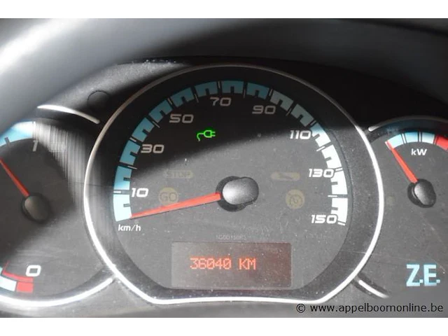 Lichte vrachtwagen renault z.e.oo/kangoo maxi, elektriciteit, 1e inschr 17/1/12,vf1fw0ztc46742249, 36040km, euro5, kenteken i+ii,gelijkvormigheidsattest,keuring tot 21/8/25,1sleutel - afbeelding 18 van  19