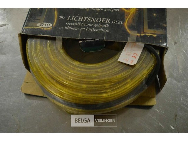 Lichtsnoer geel 25m - afbeelding 2 van  3