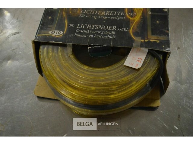 Lichtsnoer geel 25m - afbeelding 2 van  3