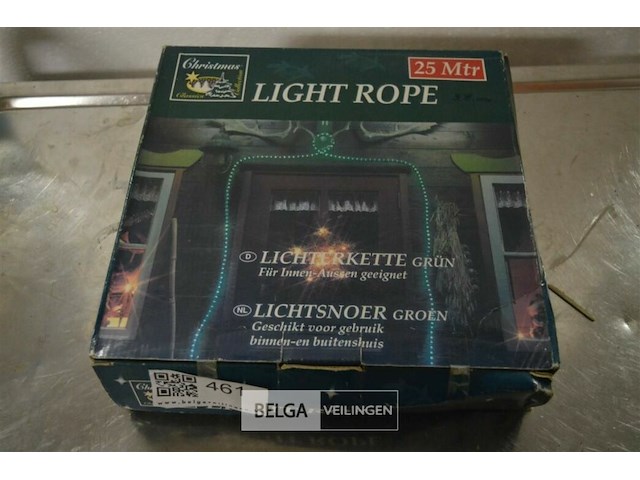 Lichtsnoer groen 25m - afbeelding 1 van  1
