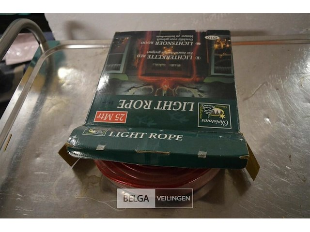 Lichtsnoer rood 25m - afbeelding 1 van  3