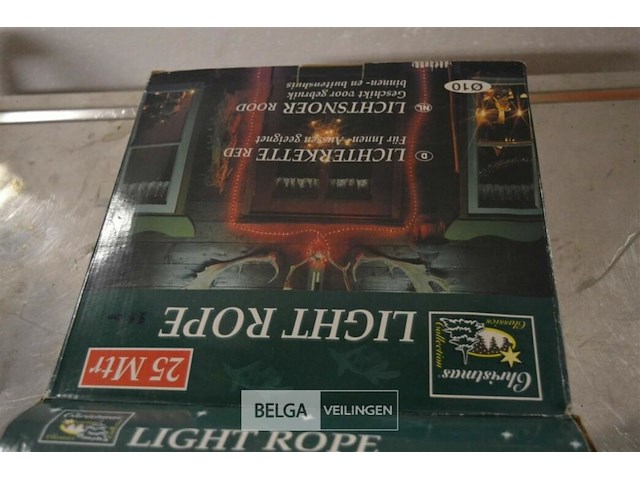 Lichtsnoer rood 25m - afbeelding 2 van  3