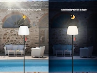 Licmic staande lamp op zonne-energie - afbeelding 2 van  4