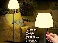 Licmic staande lamp op zonne-energie - afbeelding 5 van  5
