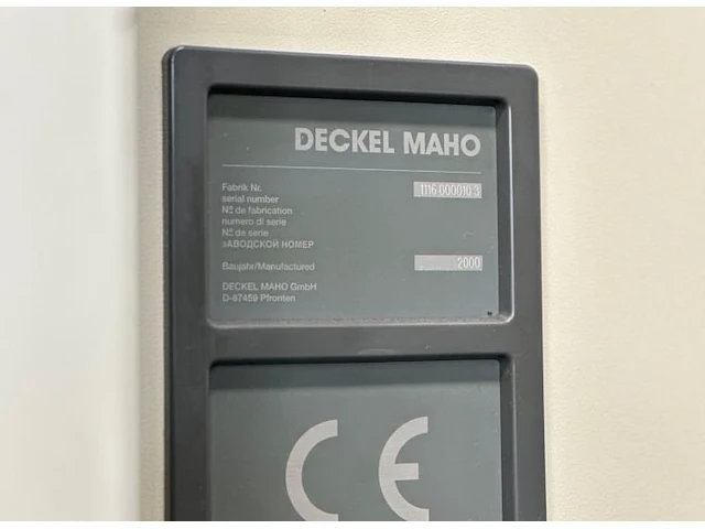 Lid maho dmu 60 p hi-dyn bewerkingscentrum - afbeelding 9 van  9