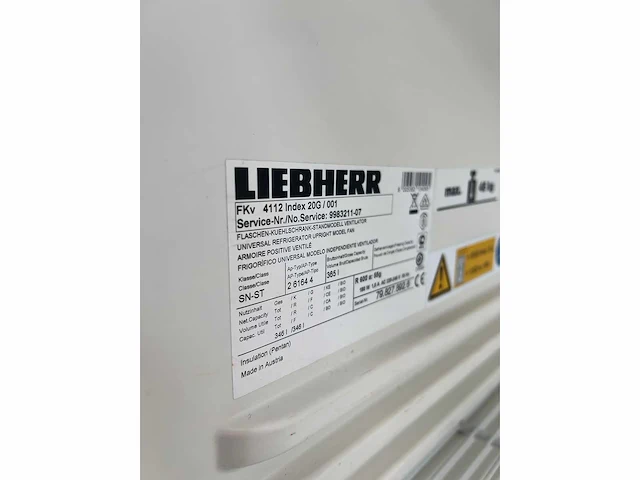 Liebherr - koelvitrine - afbeelding 7 van  7