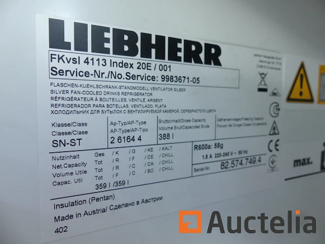 Liebherr 2 6164 4 glazen koelkast - afbeelding 3 van  5