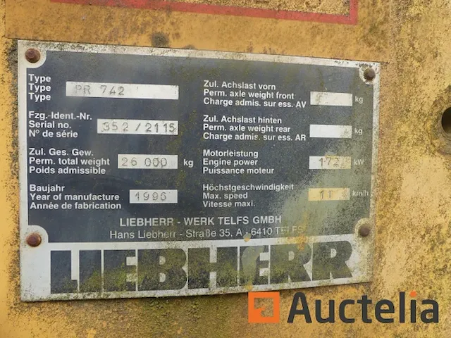 Liebherr bull pusher pr 742 - afbeelding 12 van  15