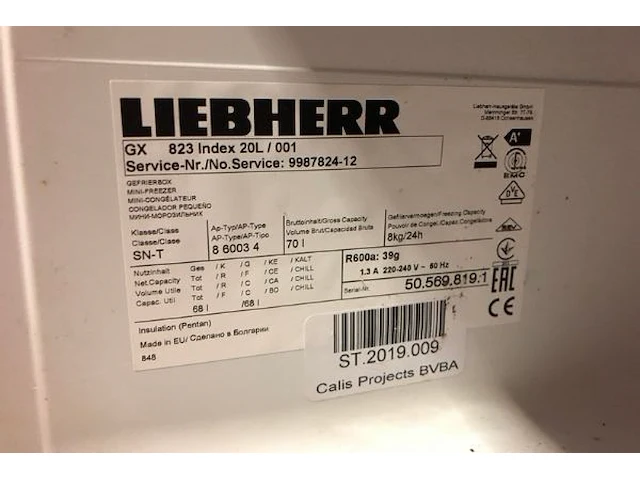 Liebherr diepvries - afbeelding 6 van  6