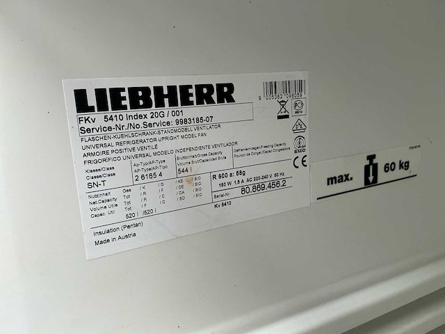 Liebherr fkv 5410 koelkast (2x) - afbeelding 4 van  5