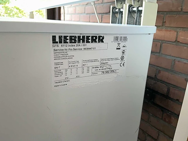 Liebherr gts 6112 (600l) vriezer - afbeelding 2 van  5