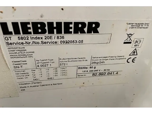 Liebherr kofferdiepvries - afbeelding 2 van  6