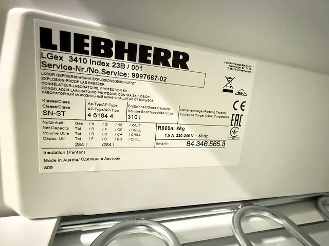 Liebherr lgex 3410 mediline freezer - afbeelding 4 van  6