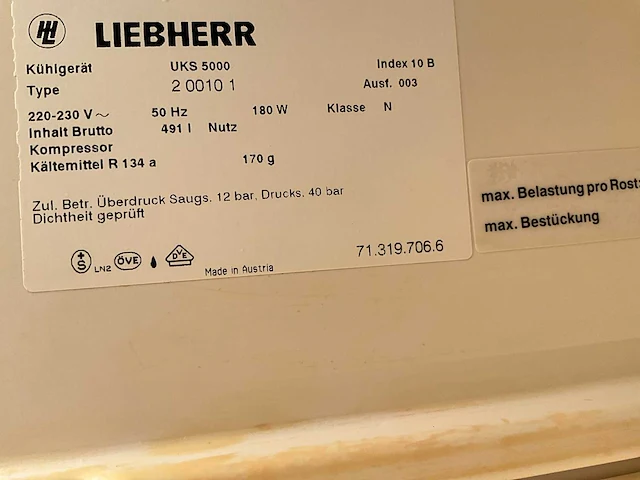 Liebherr profi line vriezer - afbeelding 3 van  3