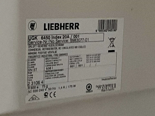 Liebherr ugk 6450 koelkast - afbeelding 5 van  5