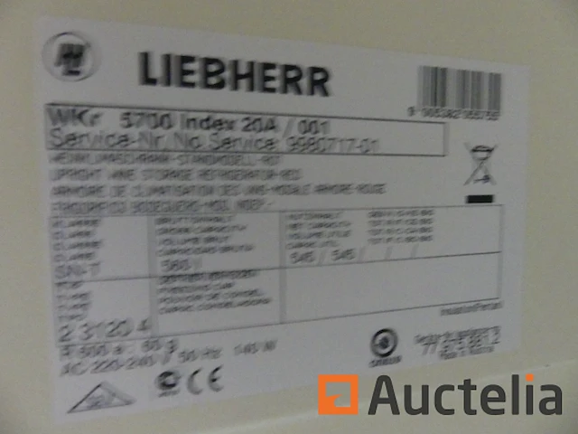 Liebherr vinothek wijnkelder - afbeelding 4 van  8