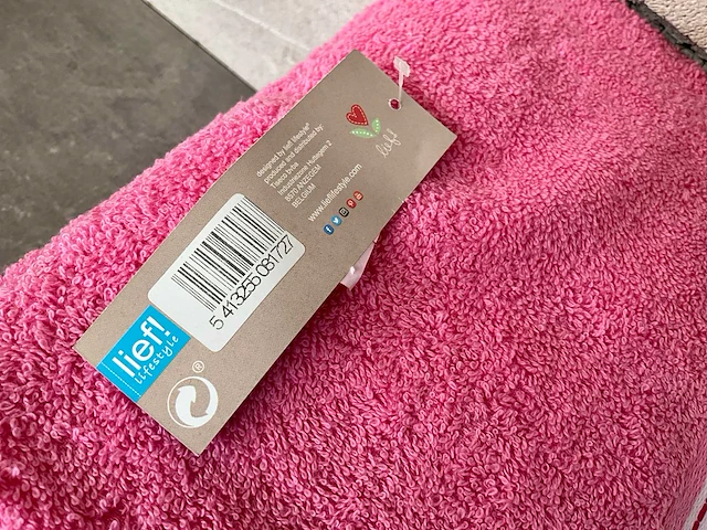 Lief! baby/kinder badhanddoek (29x) - afbeelding 3 van  7