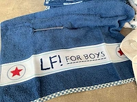 Lief! baby/kinder badhanddoek jongens (36x) - afbeelding 2 van  7