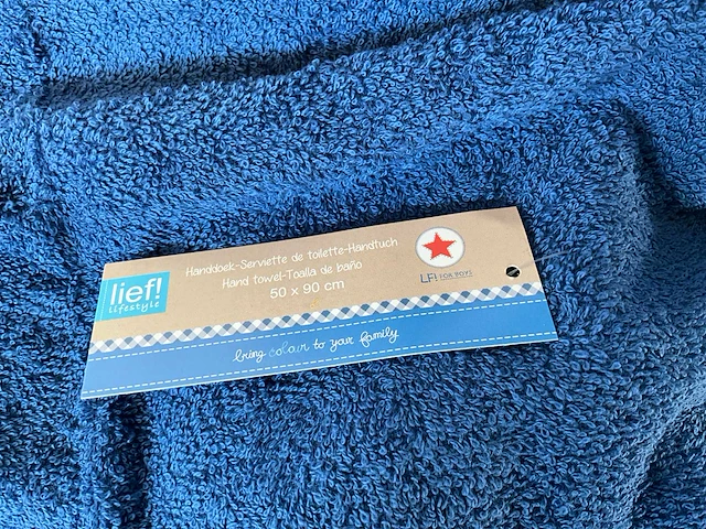 Lief! baby/kinder badhanddoek jongens (36x) - afbeelding 3 van  7