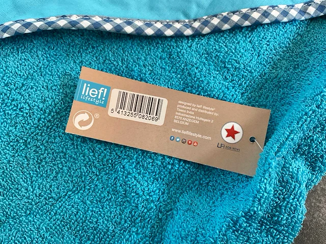 Lief! badcape (15x) - afbeelding 4 van  6